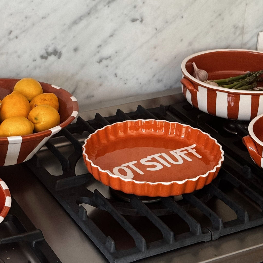 Ellis Tart Plate 'Hot Stuff'