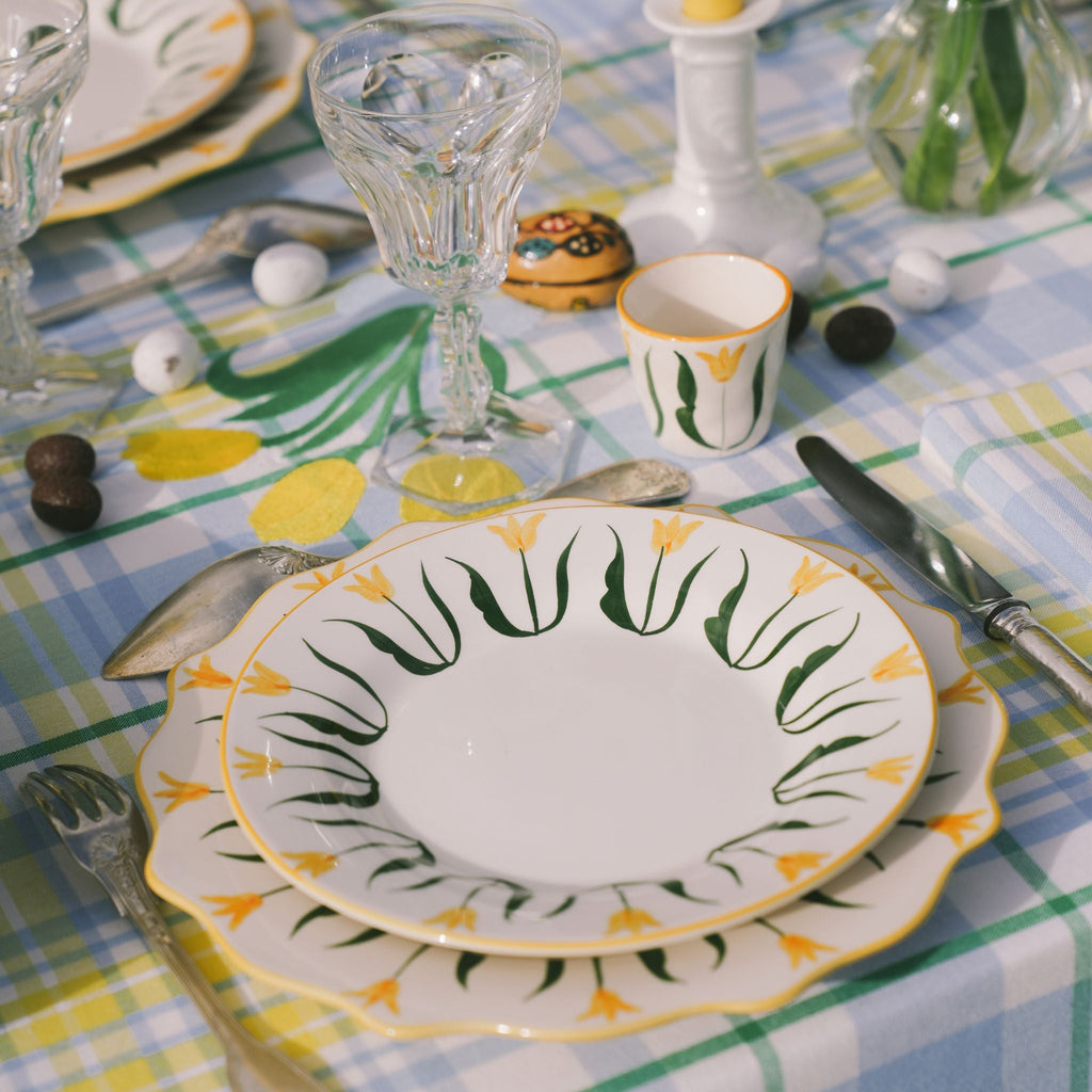 Fan Fan Dinner Plate