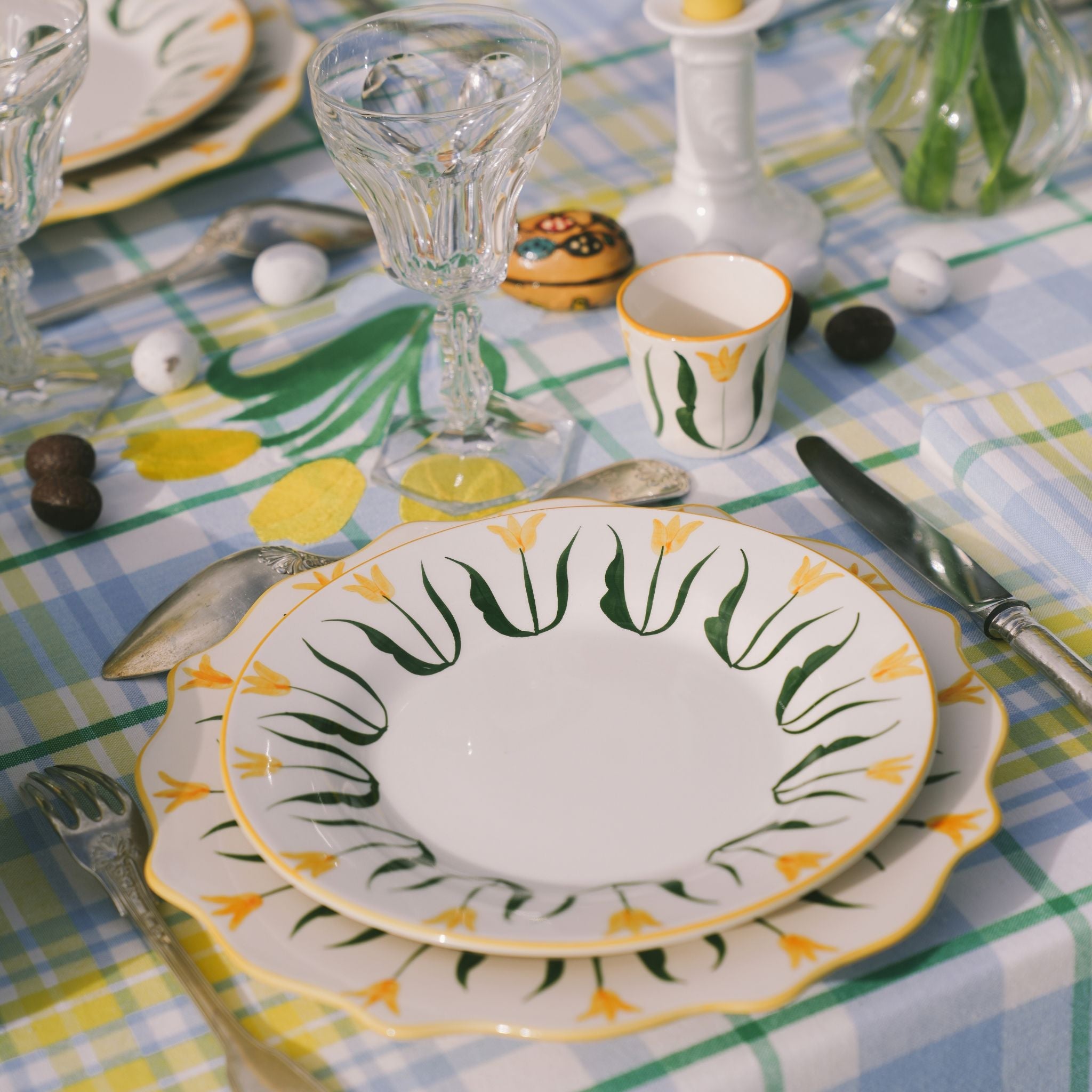 Fan Fan Dinner Plate